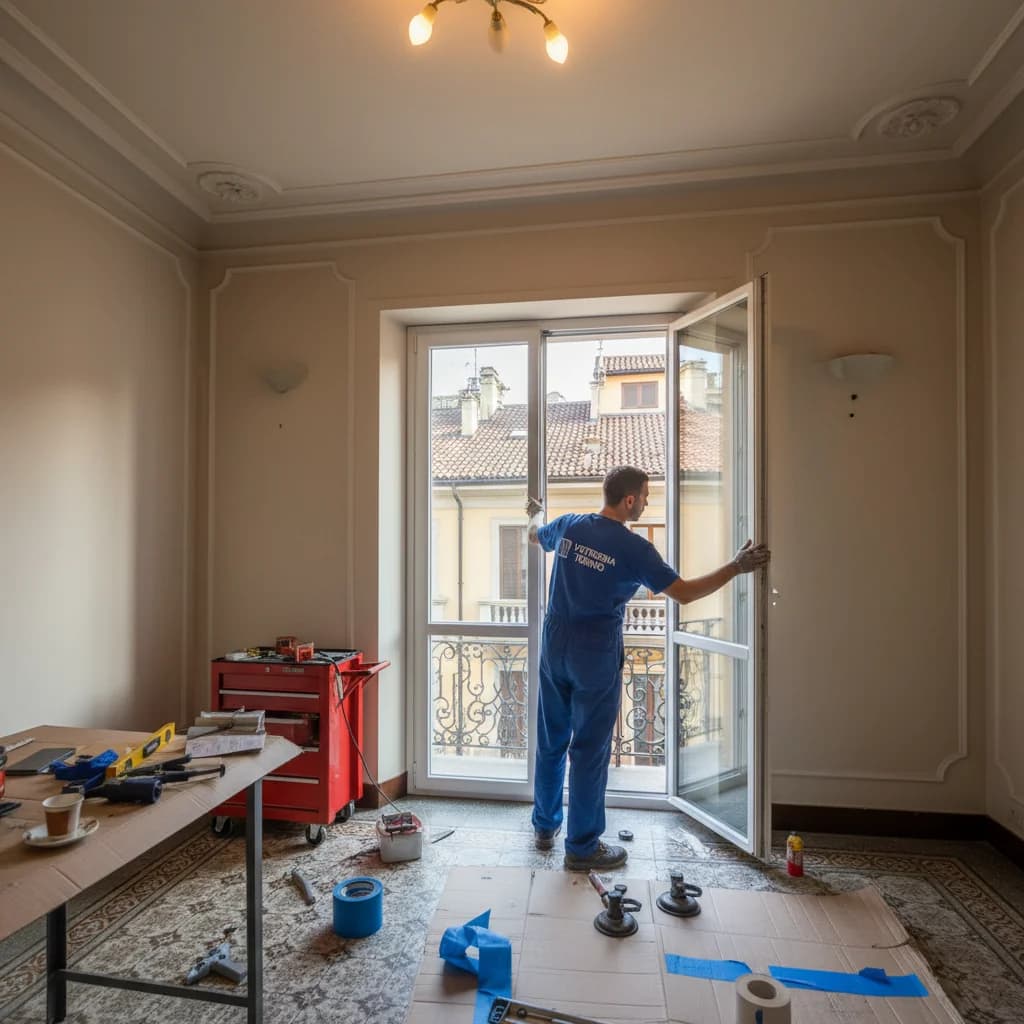 Installazione doppi vetri a Torino