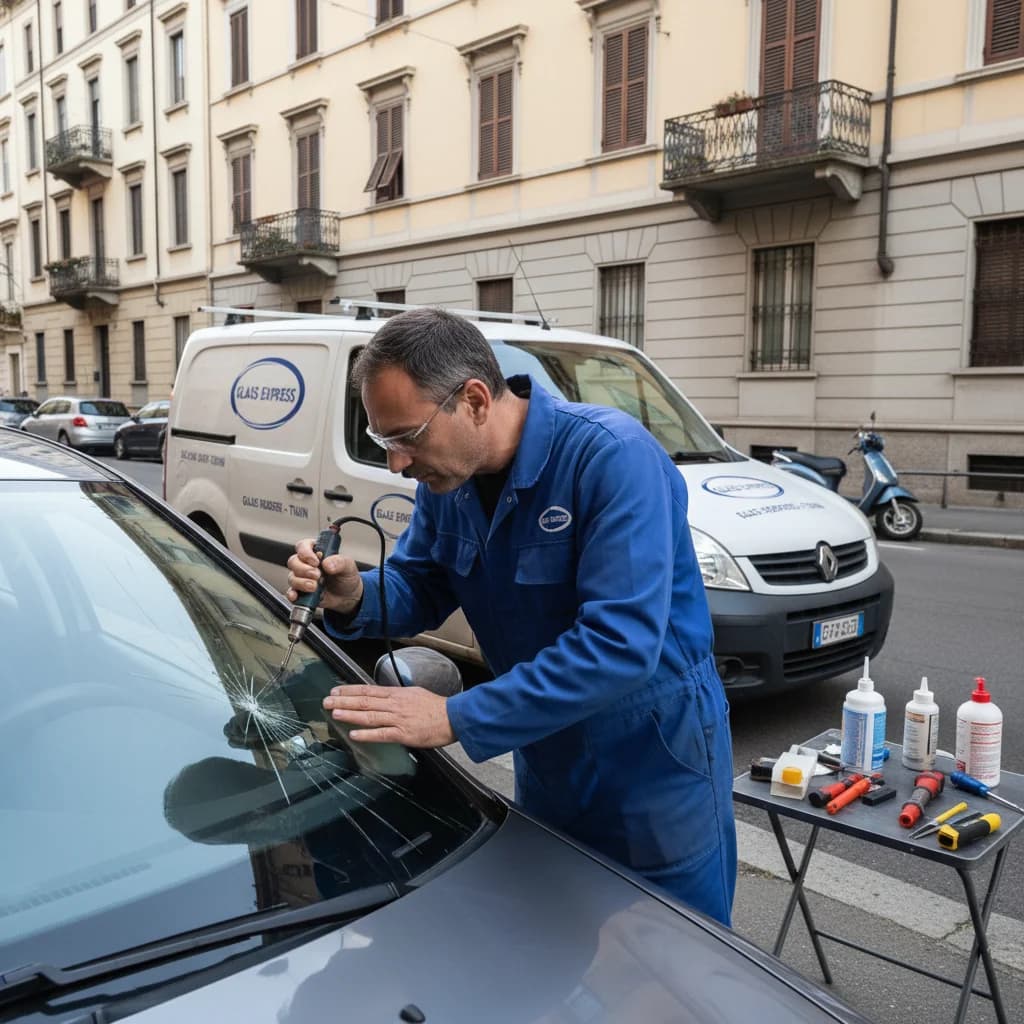 Riparazione parabrezza auto a Torino